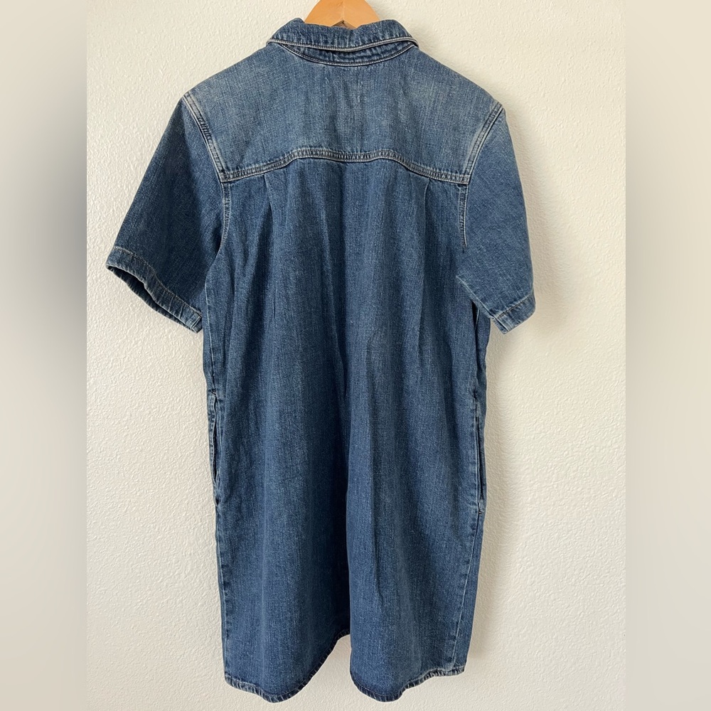 Universal Thread Denim Shirt Dress in Blue - Picture 7 of 9